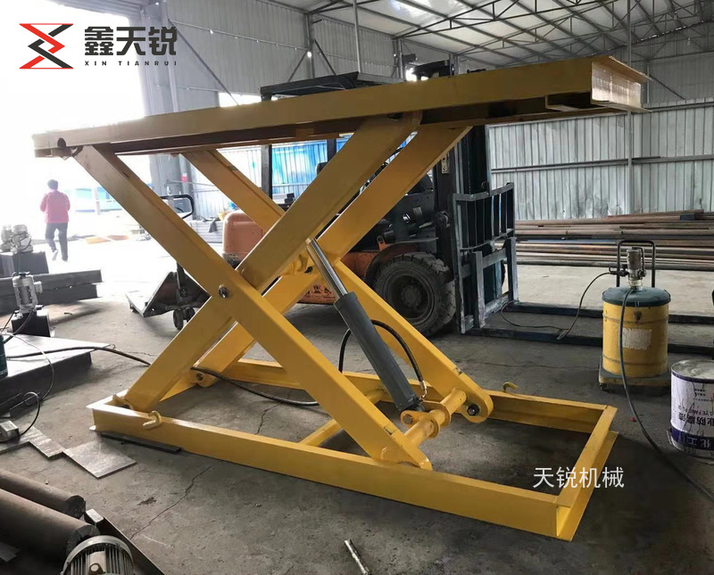 阿拉善单剪叉固定式液压升降机